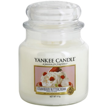 Yankee Candle Strawberry Buttercream vonná svíčka 411 g Classic střední
