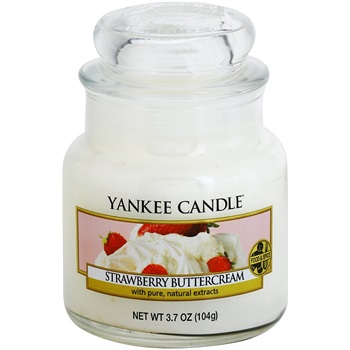 Yankee Candle Strawberry Buttercream vonná svíčka 104 g Classic malá 
