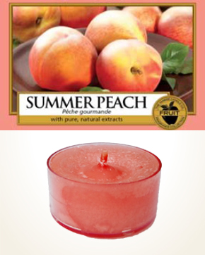 Yankee Candle Summer Peach čajová svíčka vzorek 1 ks