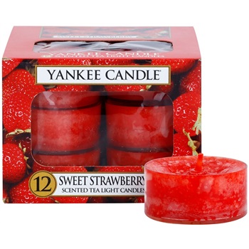 Yankee Candle Sweet Strawberry Tealight Candle 12 x 9,8 g