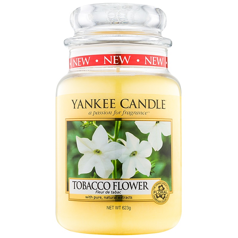 Yankee Candle Tobacco Flower świeczka zapachowa 623 g Classic duża