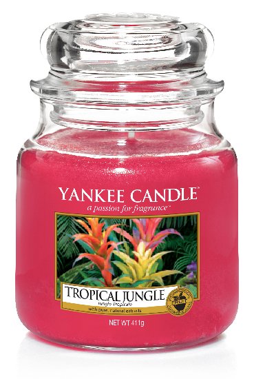Yankee Candle Tropical Jungle świeczka zapachowa 411 g Classic średnia