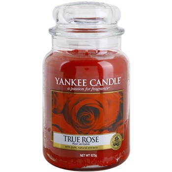 Yankee Candle True Rose vonná svíčka 623 g Classic velká 