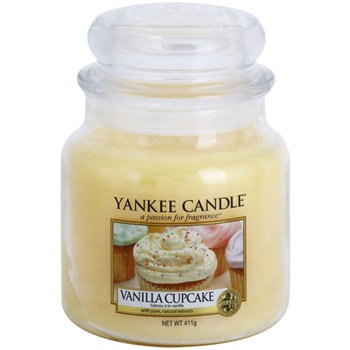 Yankee Candle Vanilla Cupcake vonná svíčka 411 g Classic střední