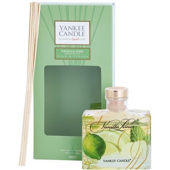 Yankee Candle Vanilla Lime dyfuzor zapachowy z napełnieniem 88 ml Signature