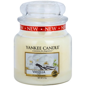 Yankee Candle Vanilla świeczka zapachowa 411 g Classic średnia