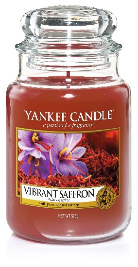 Yankee Candle Vibrant Saffron świeczka zapachowa 623 g Classic duża
