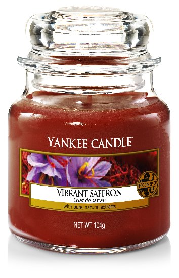 Yankee Candle Vibrant Saffron świeczka zapachowa 104 g Classic mała