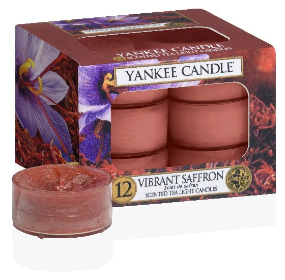 Yankee Candle Vibrant Saffron świeczka typu tealight 12 x 9,8 g