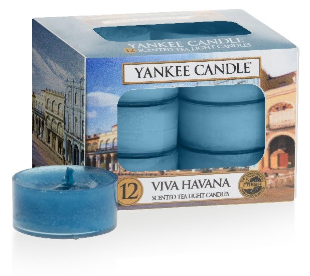 Yankee Candle Viva Havana čajová svíčka 12 x 9,8 g