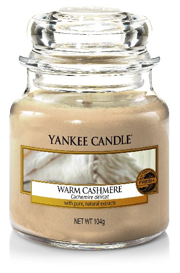 Yankee Candle Warm Cashmere świeczka zapachowa 104 g Classic mała