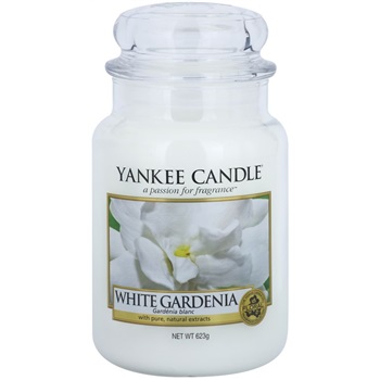 Yankee Candle White Gardenia świeczka zapachowa 623 g Classic duża