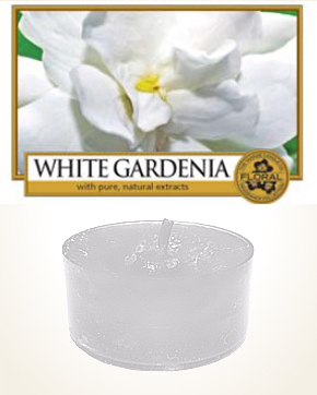 Yankee Candle White Gardenia čajová svíčka vzorek 1 ks