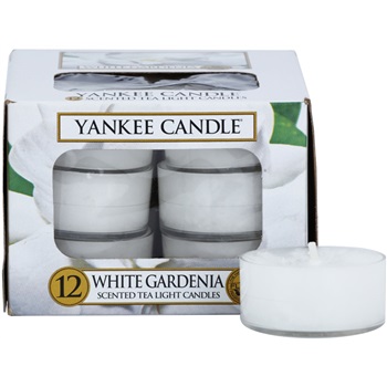 Yankee Candle White Gardenia świeczka typu tealight 12 x 9,8 g