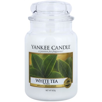 Yankee Candle White Tea świeczka zapachowa 623 g Classic duża