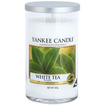 Yankee Candle White Tea vonná svíčka 340 g Décor střední
