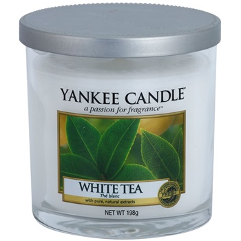 Yankee Candle White Tea vonná svíčka 198 g Décor malá 