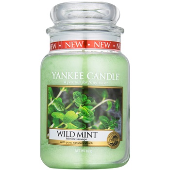Yankee Candle Wild Mint świeczka zapachowa 623 g Classic duża