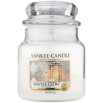 Yankee Candle Winter Glow vonná svíčka 411 g Classic střední